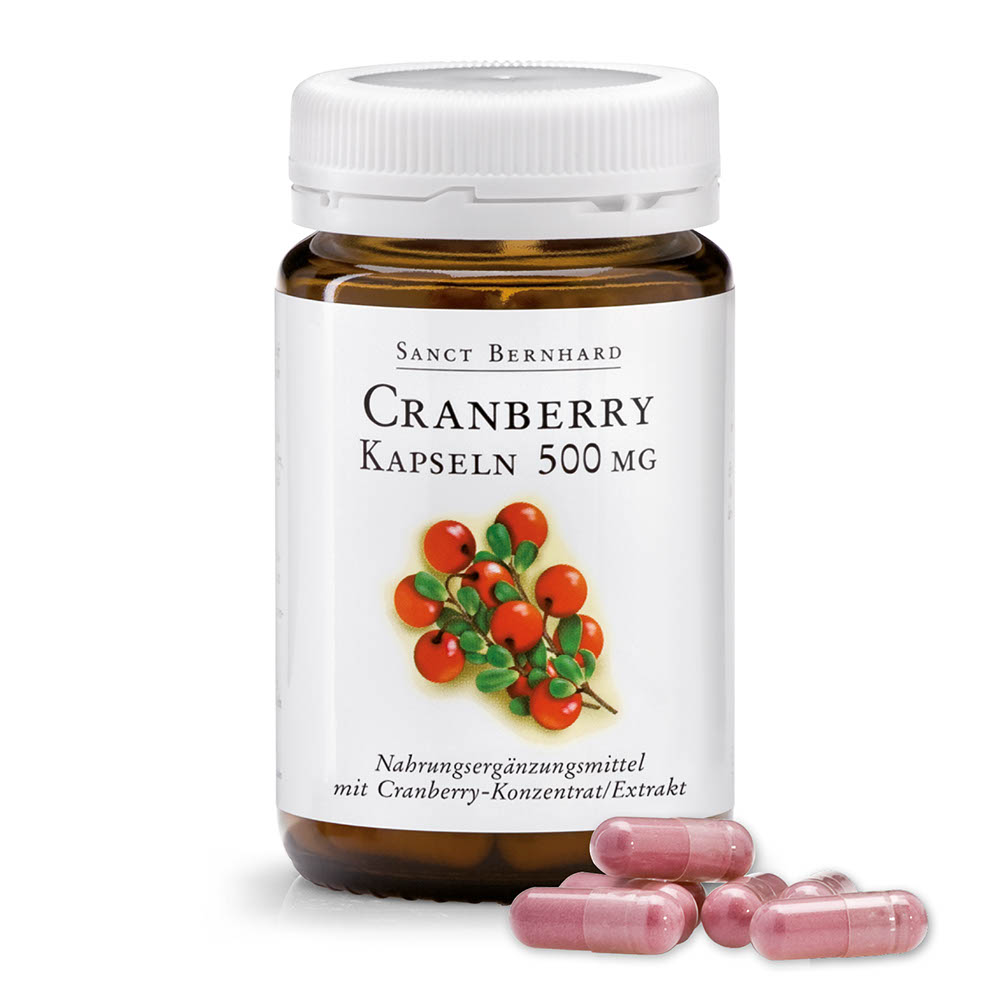 Опаковка на продукта Червена боровинка, Cranberry-Kapseln