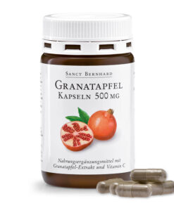 Изглед на опаковката на продукта Granatapfel-Kapseln 500 mg, Нар капсули 500 мг