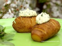 Hasselback-potatoes-with-Garlic-Dill-Butter