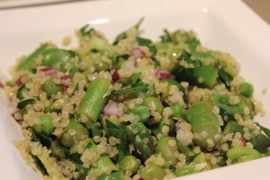 quinoa asparagus