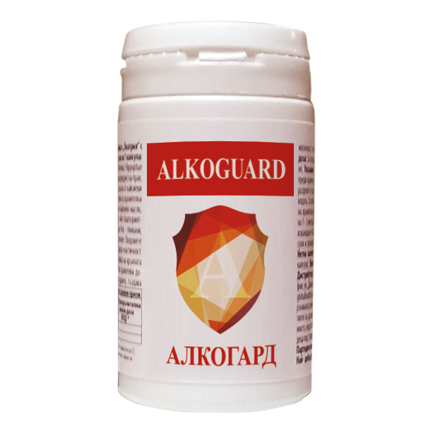 Изглед на опаковката на продукта Алкогард Alkoguard