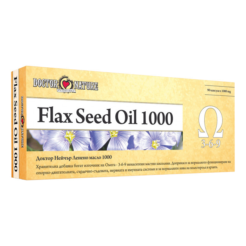 Опаковка на продукта Масло от ленено семе, Flax Seed Oil