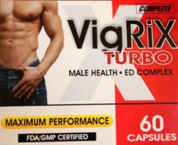 Изглед на опаковката на продукта VigRix Turbo, Вигрикс турбо