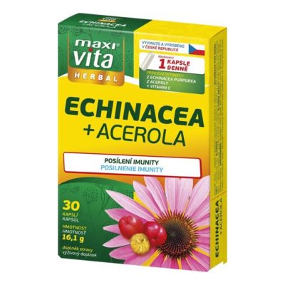 Опаковка на продукта Ехинацея плюс ацерола, Echinacea plus Acerola