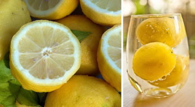 вода с лимон