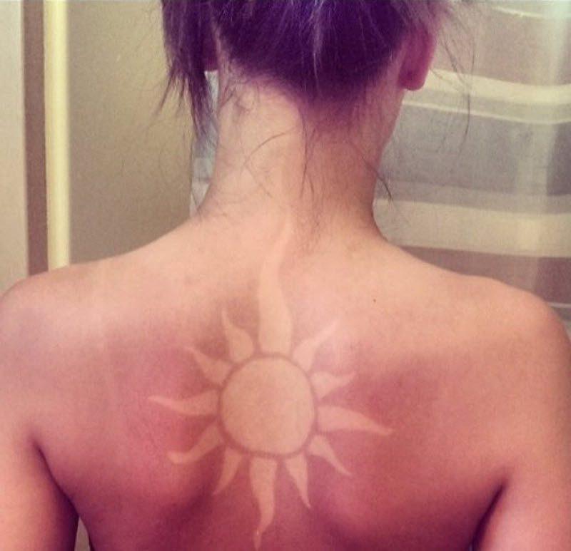 слънчевите татуировки 