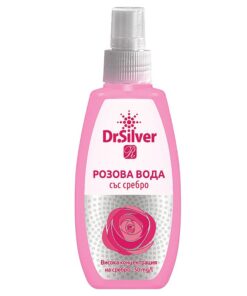 Dr. Silver R - Органична розова вода + сребро – срещу тежка миризма от тялото, лош дъх в устата
