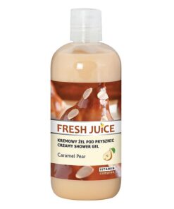 Fresh Juice Подхранващ душ гел с карамел и круша – подхранва, подмладява, възстановява сухата кожа