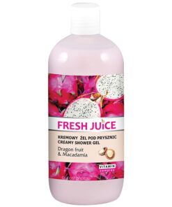 Тонизиращ душ гел с драконов плод и макадамия (Fresh Juice) – подмладява и тонизира кожата
