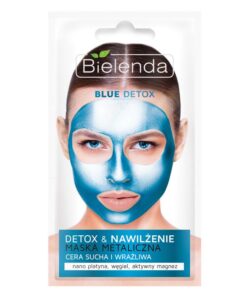 BLUE DETOX детоксикираща метална маска - за моментална свежест и сияние на сухата и уморена кожа