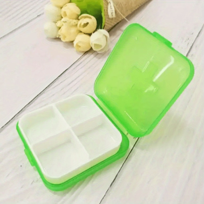 Компактна кутийка за лекарства с 4 отделения Кутийка за лекарства